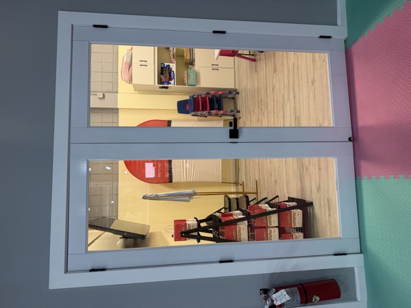 Welcoming Party Suite Doors & Setup